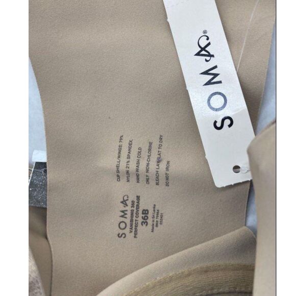 NWT Soma Women’s Vanishing 360 Perfect Coverage Bras 36B – Lot of 2 - Picture 3 of 4